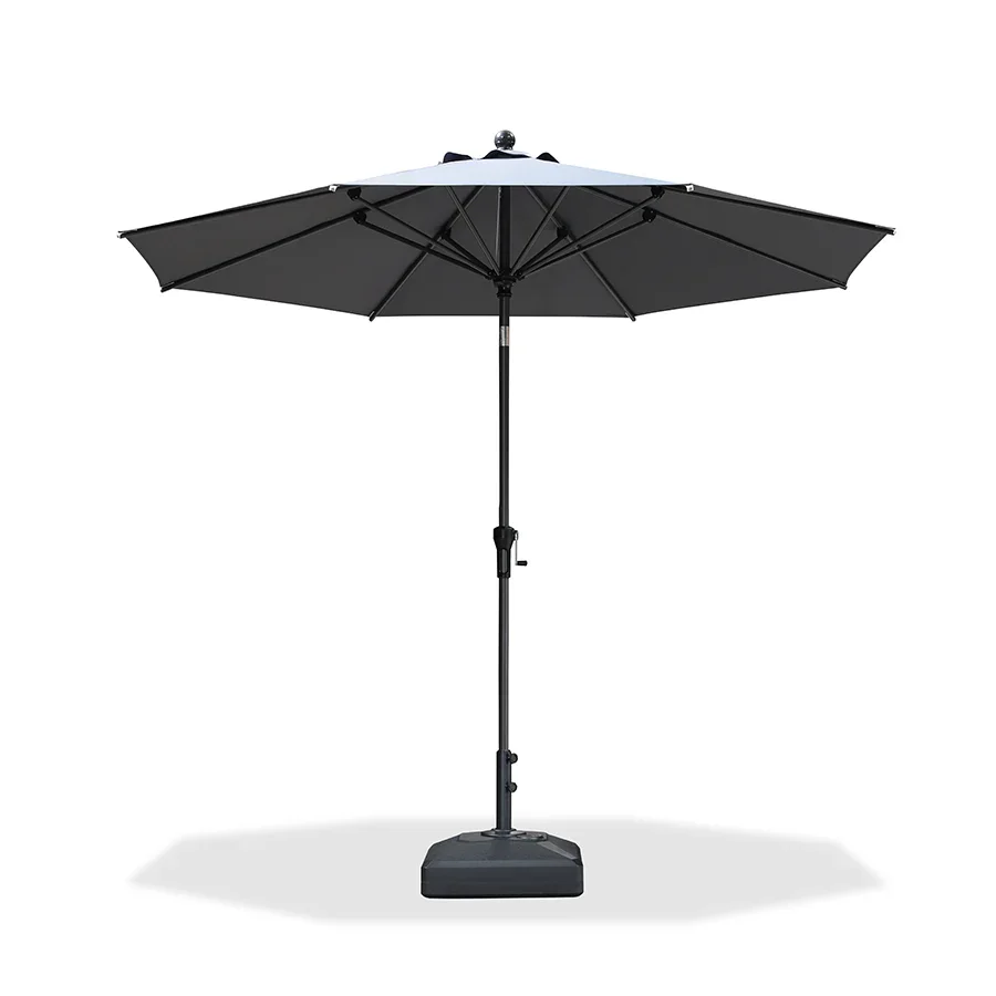 PURPLE LEAF Porch Table Umbrella with Crank and Tilt, Market Patio Umbrella - Image 223