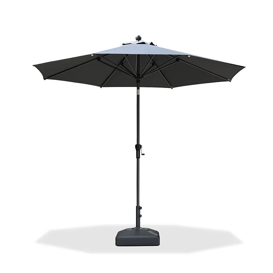 PURPLE LEAF Porch Table Umbrella with Crank and Tilt, Market Patio Umbrella - Image 225