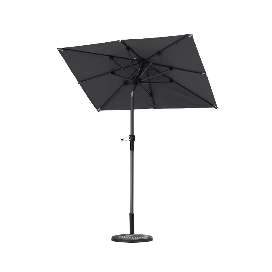 PURPLE LEAF Porch Table Umbrella with Crank and Tilt, Market Patio Umbrella - Image 242