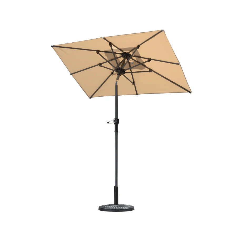 PURPLE LEAF Porch Table Umbrella with Crank and Tilt, Market Patio Umbrella - Image 243