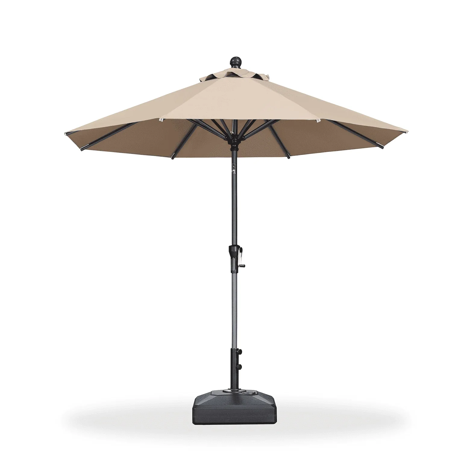 PURPLE LEAF Porch Table Umbrella with Crank and Tilt, Market Patio Umbrella - Image 25