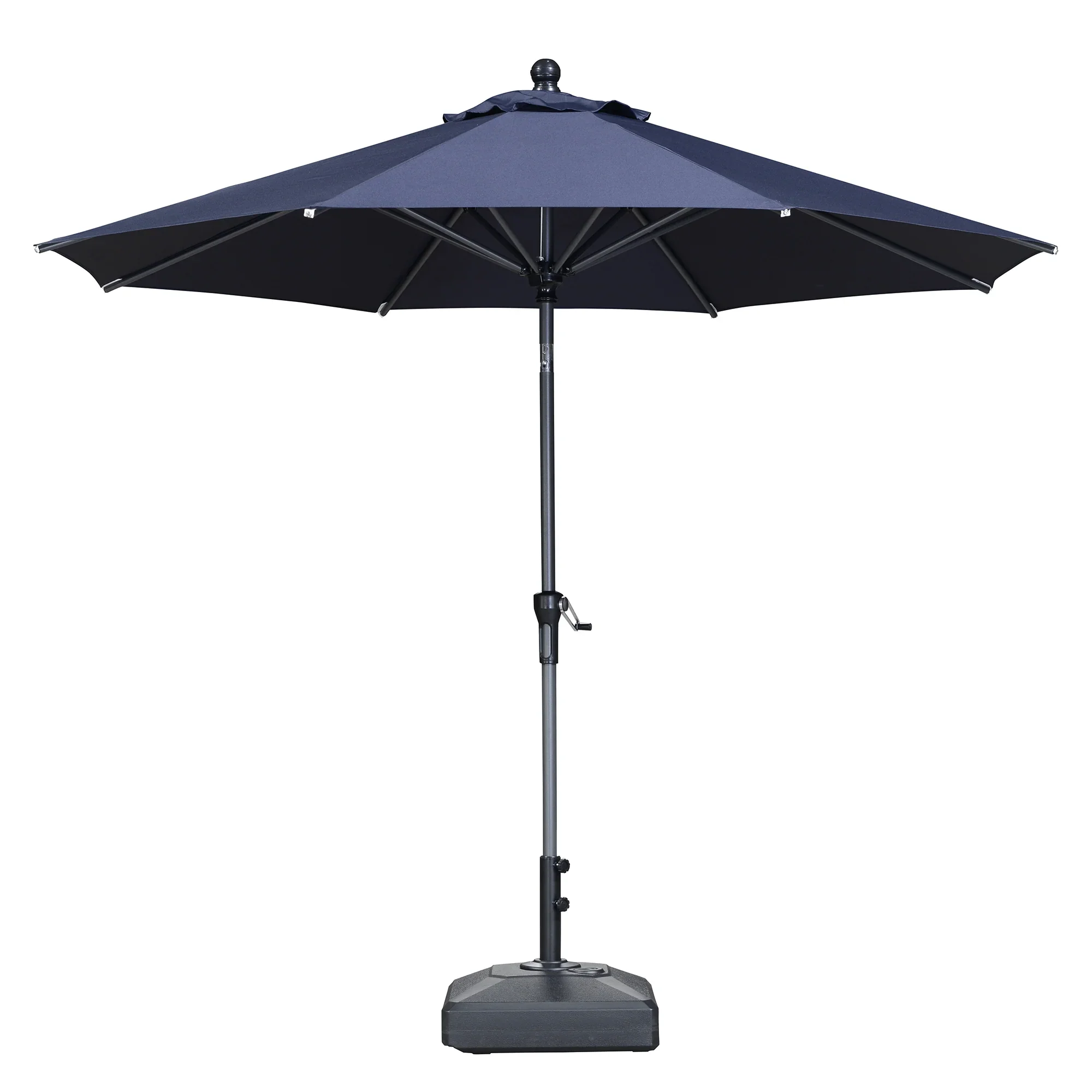 PURPLE LEAF Porch Table Umbrella with Crank and Tilt, Market Patio Umbrella - Image 30