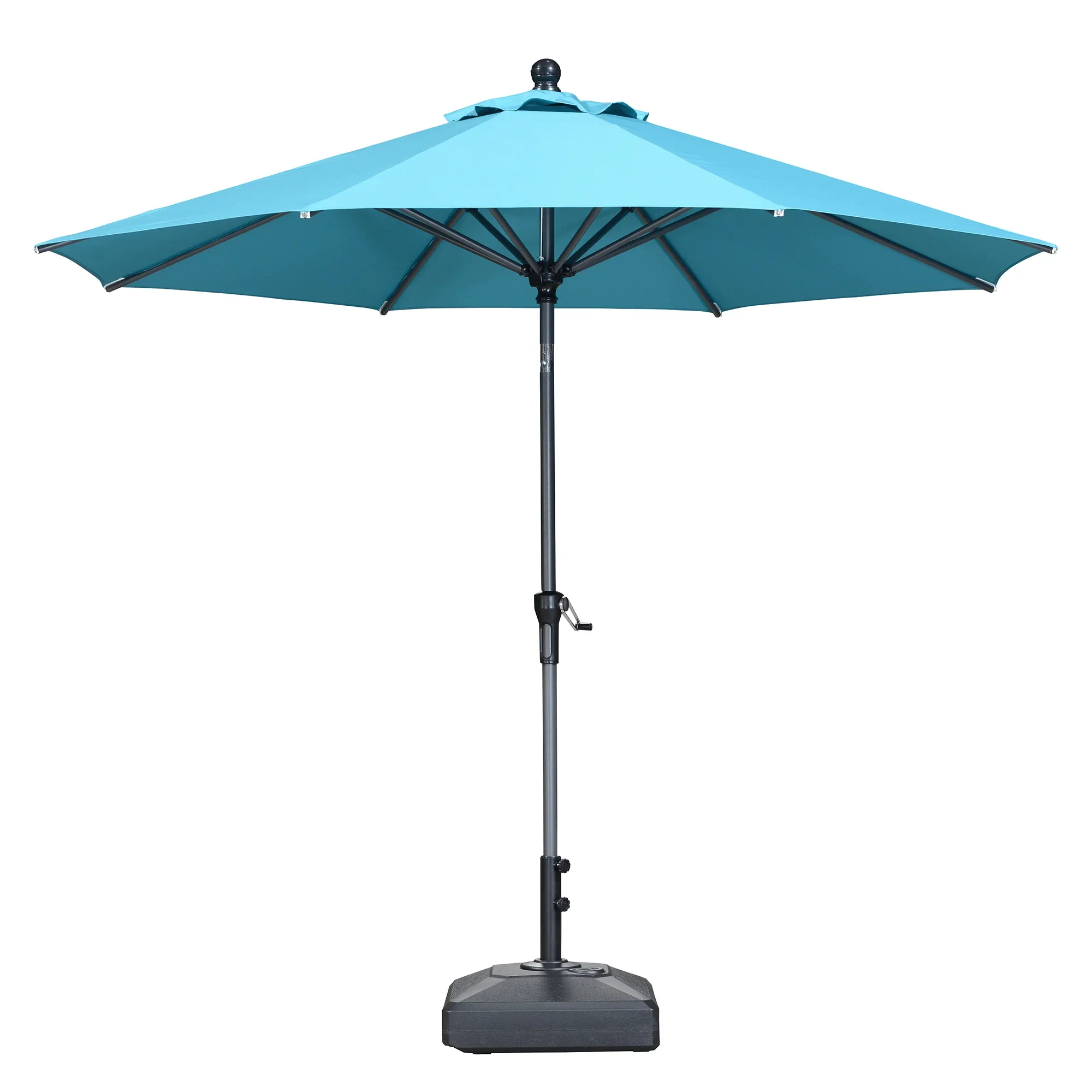 PURPLE LEAF Porch Table Umbrella with Crank and Tilt, Market Patio Umbrella - Image 32