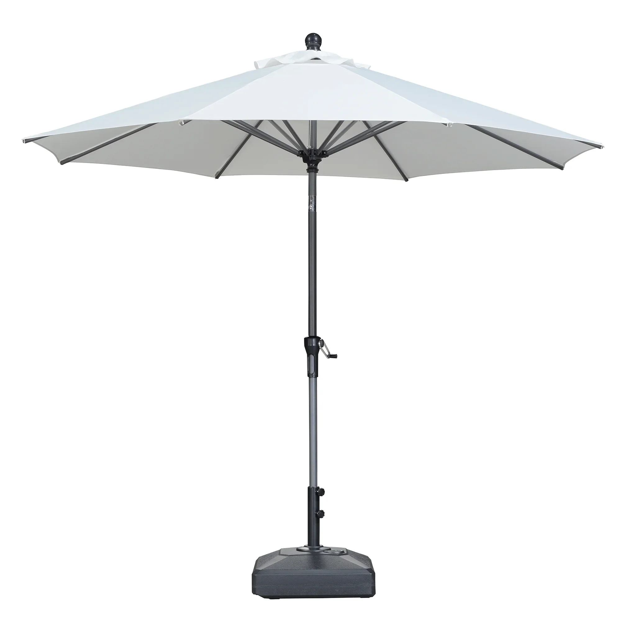 PURPLE LEAF Porch Table Umbrella with Crank and Tilt, Market Patio Umbrella - Image 36