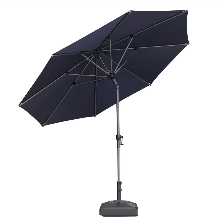 PURPLE LEAF Porch Table Umbrella with Crank and Tilt, Market Patio Umbrella - Image 39
