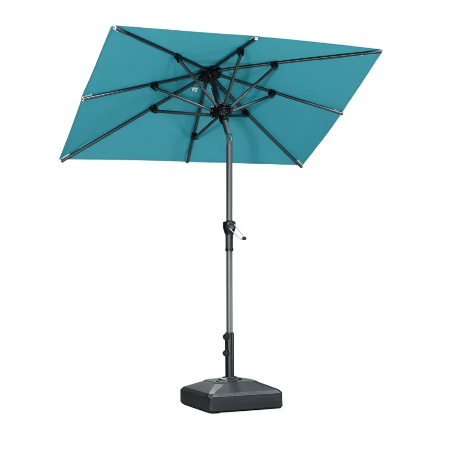 PURPLE LEAF Porch Table Umbrella with Crank and Tilt, Market Patio Umbrella - Image 81