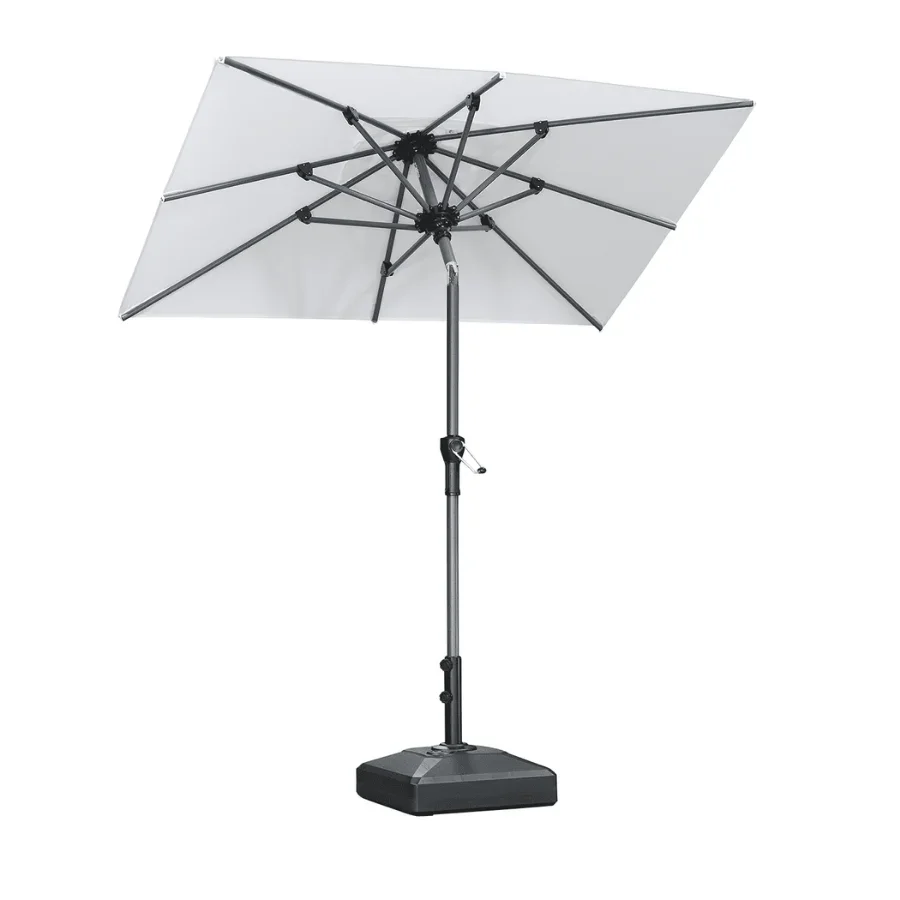 PURPLE LEAF Porch Table Umbrella with Crank and Tilt, Market Patio Umbrella - Image 84