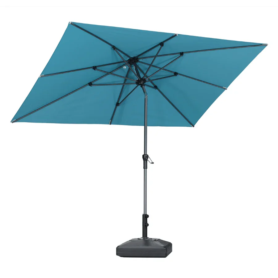 PURPLE LEAF Porch Table Umbrella with Crank and Tilt, Market Patio Umbrella - Image 92