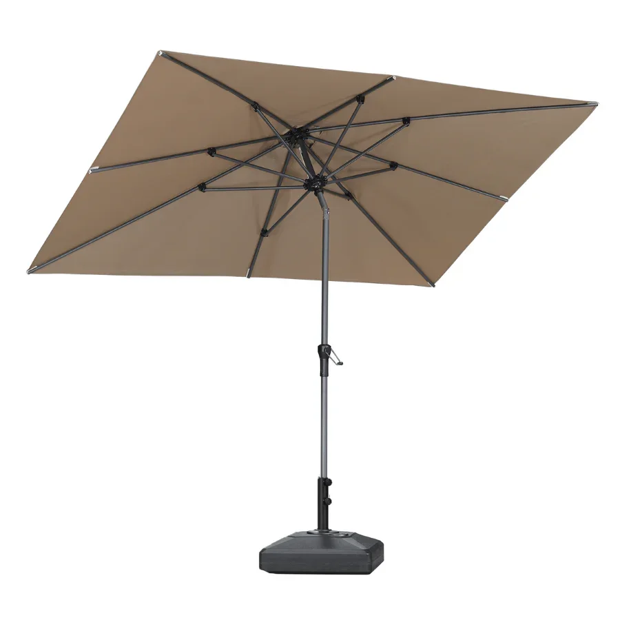 PURPLE LEAF Porch Table Umbrella with Crank and Tilt, Market Patio Umbrella - Image 95