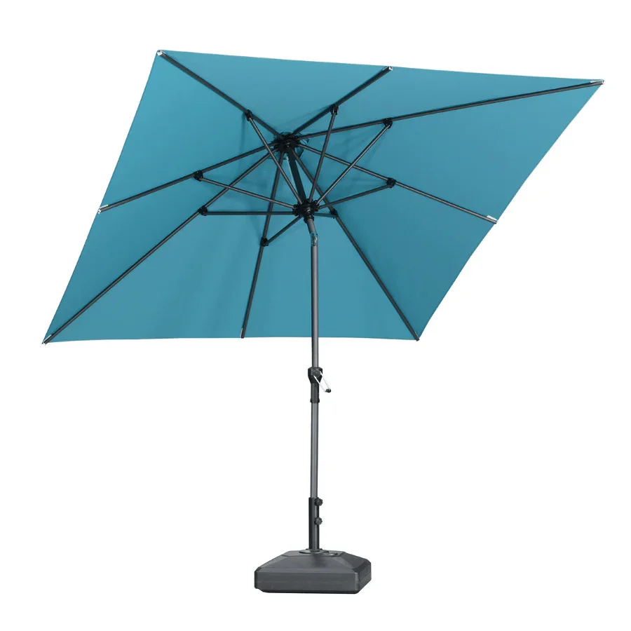 PURPLE LEAF Porch Table Umbrella with Crank and Tilt, Market Patio Umbrella - Image 99