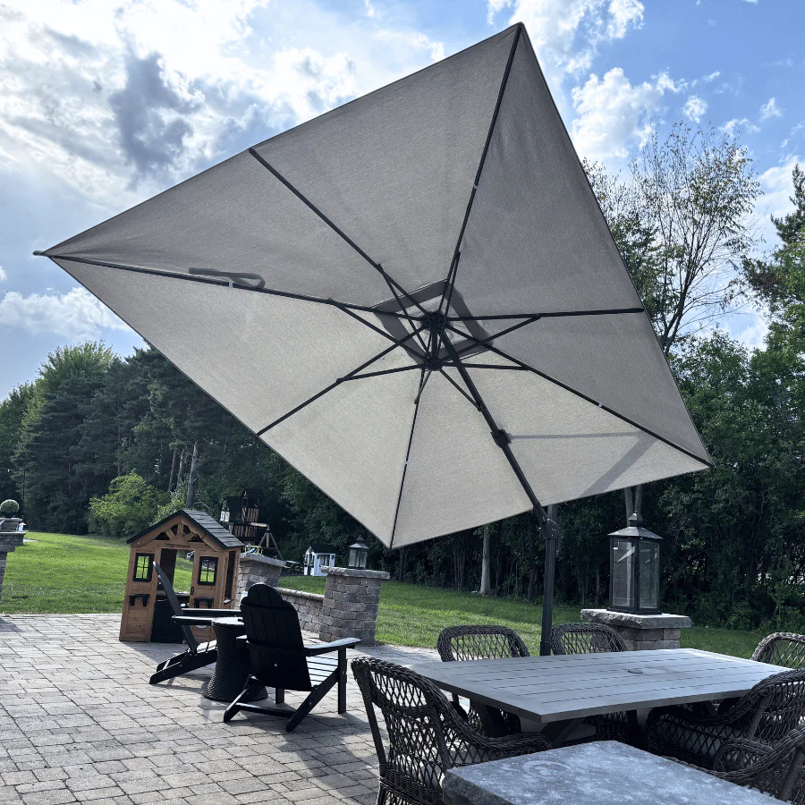 PURPLE LEAF UV Resistant Left-right Tilting Patio Umbrella Swivel Outdoor Umbrella - Image 178